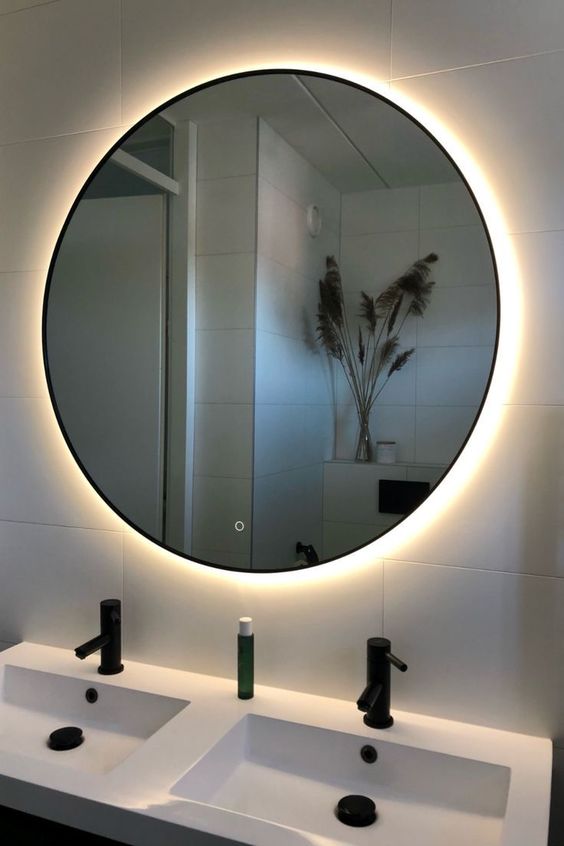 Gương dèn led trang trí phòng tắm Biên Hoà
