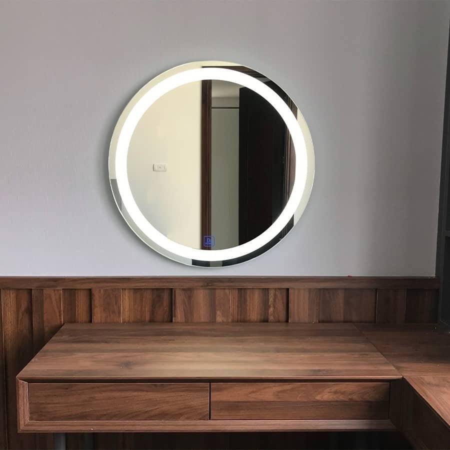 Gương đèn led trang trí phòng ngủ