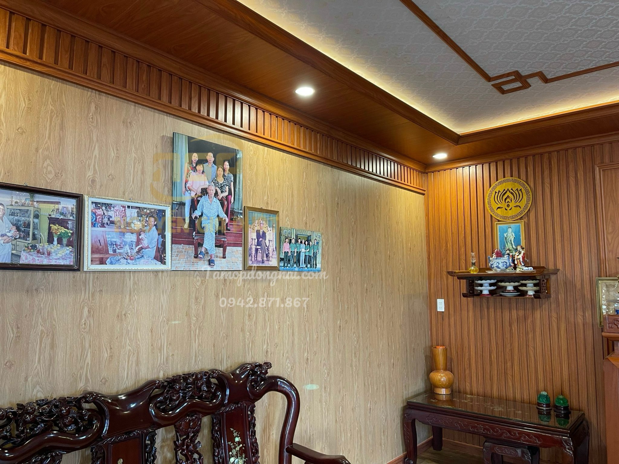 Thi Công Trang Trí Phòng Thờ Nhà Anh Tuấn Tại Bửu Hoà - Biên Hoà