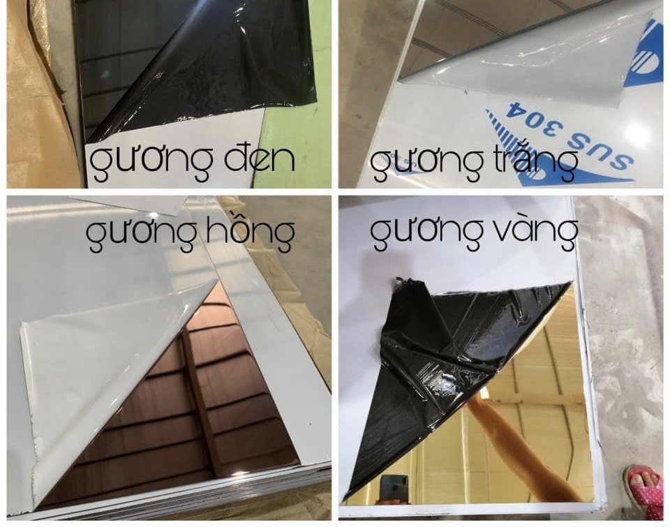 Tấm inox gương