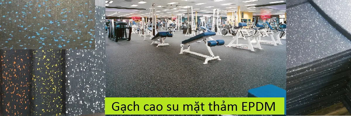 Thảm gạch cao su