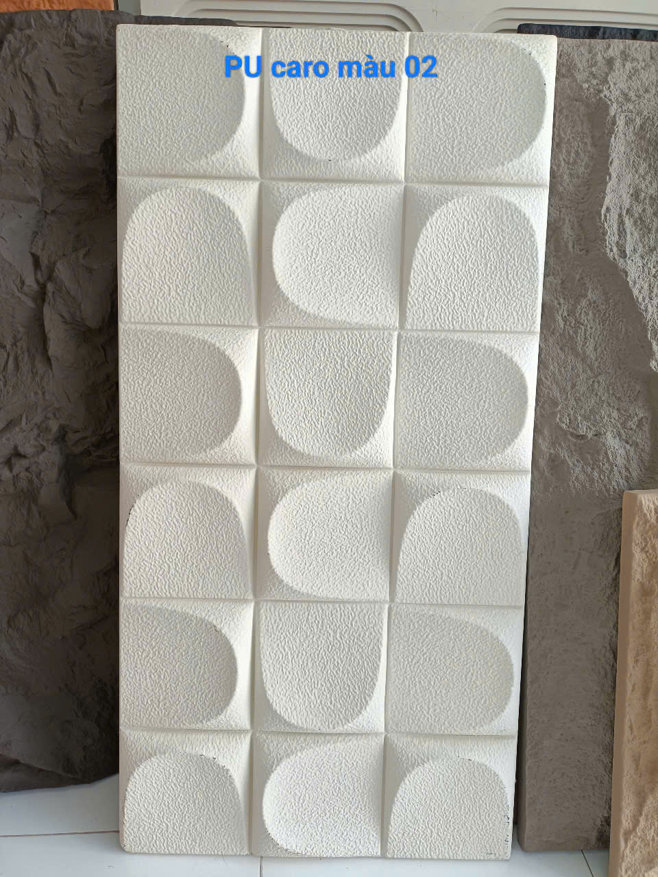 tấm ốp pu 3d caro